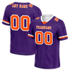 Custom Purple Classic Style Orange Personalized Authentic Football Jersey FBJ02-bc0f008