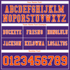 Custom Purple Classic Style Orange Personalized Authentic Football Jersey FBJ02-bc0f008