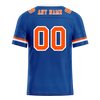 Custom Blue Classic Style Orange Personalized Authentic Football Jersey FBJ02-bc0f009