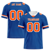 Custom Blue Classic Style Orange Personalized Authentic Football Jersey FBJ02-bc0f009