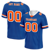 Custom Blue Classic Style Orange Personalized Authentic Football Jersey FBJ02-bc0f009