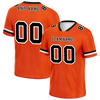 Custom Orange Classic Style Black Personalized Authentic Football Jersey FBJ02-bc0f0a0