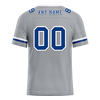 Custom Grey Classic Style Blue Personalized Authentic Football Jersey FBJ02-bc0f0ac