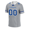 Custom Grey Classic Style Blue Personalized Authentic Football Jersey FBJ02-bc0f0ac