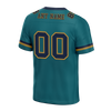 Custom Aqua Classic Style Black Personalized Authentic Football Jersey FBJ02-bc0f0ae