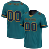 Custom Aqua Classic Style Black Personalized Authentic Football Jersey FBJ02-bc0f0ae