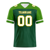 Custom Green Raglan Sleeves White Personalized Authentic Football Jersey FBJ02-bc0f0af