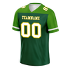 Custom Green Raglan Sleeves White Personalized Authentic Football Jersey FBJ02-bc0f0af