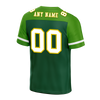 Custom Green Raglan Sleeves White Personalized Authentic Football Jersey FBJ02-bc0f0af