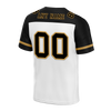 Custom White Black Raglan Sleeves Black Personalized Authentic Football Jersey FBJ02-bc0f0a8