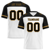 Custom White Black Raglan Sleeves Black Personalized Authentic Football Jersey FBJ02-bc0f0a8