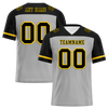 Custom Grey Black Raglan Sleeves Black Personalized Authentic Football Jersey FBJ02-bc0f0a9