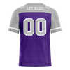 Custom Purple Grey Raglan Sleeves Grey Personalized Authentic Football Jersey FBJ02-bc0f0b0