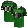 Custom Green Raglan Sleeves Black Personalized Authentic Football Jersey FBJ02-bc0f0ba