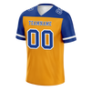 Custom Yellow Blue Raglan Sleeves Blue Personalized Authentic Football Jersey FBJ02-bc0f0be