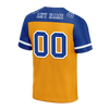 Custom Yellow Blue Raglan Sleeves Blue Personalized Authentic Football Jersey FBJ02-bc0f0be