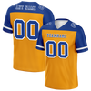 Custom Yellow Blue Raglan Sleeves Blue Personalized Authentic Football Jersey FBJ02-bc0f0be