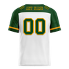 Custom White Green Raglan Sleeves Green Personalized Authentic Football Jersey FBJ02-bc0f0b7