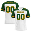 Custom White Green Raglan Sleeves Green Personalized Authentic Football Jersey FBJ02-bc0f0b7