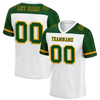 Custom White Green Raglan Sleeves Green Personalized Authentic Football Jersey FBJ02-bc0f0b7