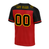 Custom Red Black Raglan Sleeves Black Personalized Authentic Football Jersey FBJ02-bc0f0b9