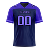 Custom Black Purple Raglan Sleeves Purple Personalized Authentic Football Jersey FBJ02-bc0f0c0