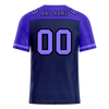 Custom Black Purple Raglan Sleeves Purple Personalized Authentic Football Jersey FBJ02-bc0f0c0