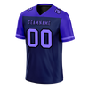 Custom Black Purple Raglan Sleeves Purple Personalized Authentic Football Jersey FBJ02-bc0f0c0