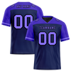 Custom Black Purple Raglan Sleeves Purple Personalized Authentic Football Jersey FBJ02-bc0f0c0