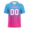 Custom Aqua Pink Fade Fashion White Personalized Authentic Football Jersey FBJ02-bc0f0ca