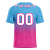 Custom Aqua Pink Fade Fashion White Personalized Authentic Football Jersey FBJ02-bc0f0ca