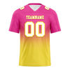 Custom Pink Yellow Fade Fashion White Personalized Authentic Football Jersey FBJ02-bc0f0cb