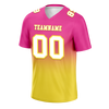 Custom Pink Yellow Fade Fashion White Personalized Authentic Football Jersey FBJ02-bc0f0cb