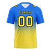 Custom Blue Yellow Fade Fashion Yellow Personalized Authentic Football Jersey FBJ02-bc0f0cc