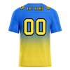 Custom Blue Yellow Fade Fashion Yellow Personalized Authentic Football Jersey FBJ02-bc0f0cc