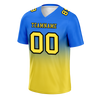 Custom Blue Yellow Fade Fashion Yellow Personalized Authentic Football Jersey FBJ02-bc0f0cc