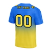 Custom Blue Yellow Fade Fashion Yellow Personalized Authentic Football Jersey FBJ02-bc0f0cc