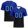 Custom Blue Black Fade Fashion Blue Personalized Authentic Football Jersey FBJ02-bc0f0c7