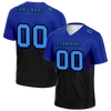 Custom Blue Black Fade Fashion Blue Personalized Authentic Football Jersey FBJ02-bc0f0c7