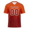 Custom Orange Brown Fade Fashion Brown Personalized Authentic Football Jersey FBJ02-bc0f0c8