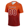 Custom Orange Brown Fade Fashion Brown Personalized Authentic Football Jersey FBJ02-bc0f0c8