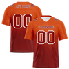 Custom Orange Brown Fade Fashion Brown Personalized Authentic Football Jersey FBJ02-bc0f0c8