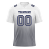 Custom White Grey Fade Fashion Grey Personalized Authentic Football Jersey FBJ02-bc0f0c9