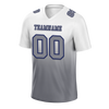 Custom White Grey Fade Fashion Grey Personalized Authentic Football Jersey FBJ02-bc0f0c9