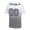 Custom White Grey Fade Fashion Grey Personalized Authentic Football Jersey FBJ02-bc0f0c9