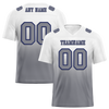 Custom White Grey Fade Fashion Grey Personalized Authentic Football Jersey FBJ02-bc0f0c9