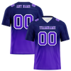 Custom Black Purple Fade Fashion Purple Personalized Authentic Football Jersey FBJ02-bc0f0d0