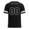 Custom Black Sleeve Stripes Black Personalized Authentic Football Jersey FBJ02-bc0f0dc