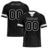 Custom Black Sleeve Stripes Black Personalized Authentic Football Jersey FBJ02-bc0f0dc