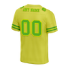 Custom Yellow Sleeve Stripes Green Personalized Authentic Football Jersey FBJ02-bc0f0d9